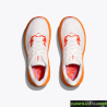 Zapatillas Hoka Clifton 10 Blanca Naranja