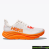Zapatillas Hoka Clifton 10 Blanca Naranja