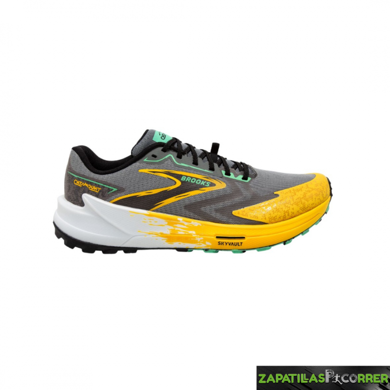 Zapatillas Brooks Catamount 3 Amarillo Negro