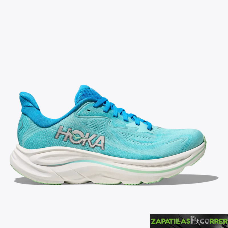 Zapatillas Hoka Clifton 10 Turquesa Mujer