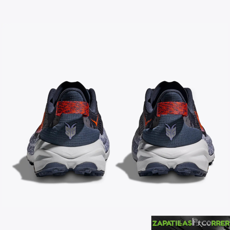 Zapatillas HOKA Speedgoat 6 Gris Azul Lila Rojo Mujer