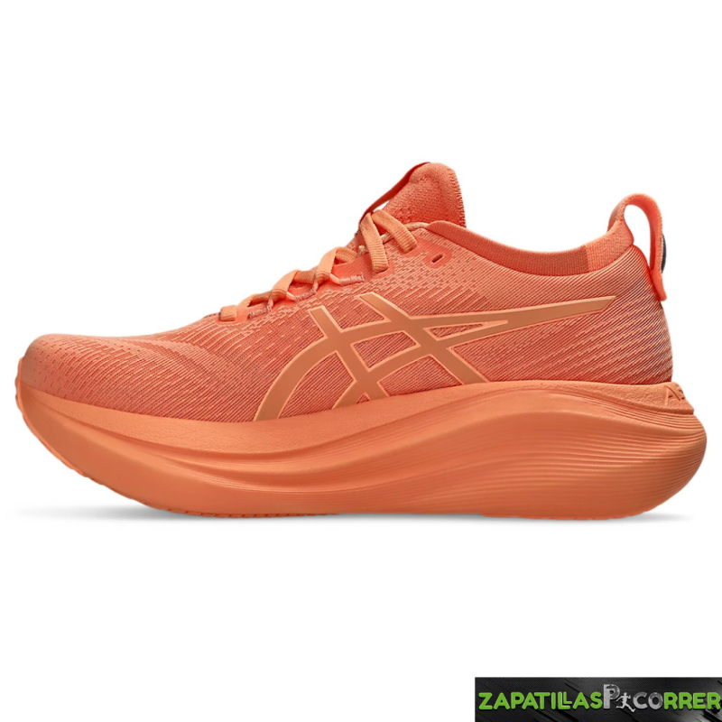 Zapatillas Asics Nimbus  27 Blanco Lila Naranja