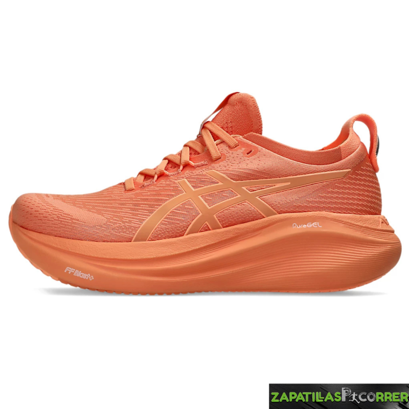 Zapatillas Asics Nimbus  27 Blanco Lila Naranja