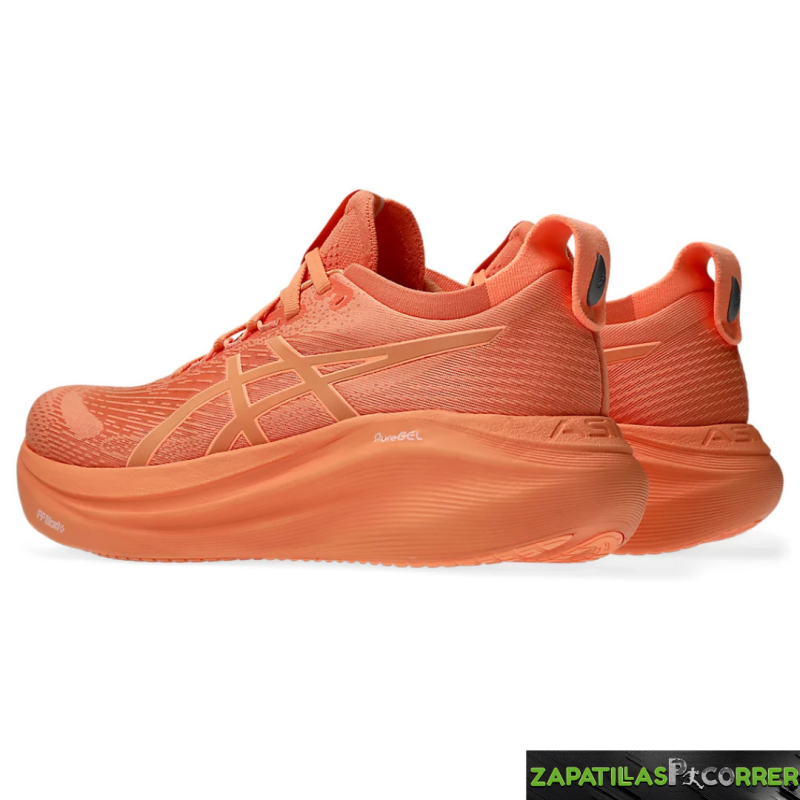 Zapatillas Asics Nimbus  27 Blanco Lila Naranja