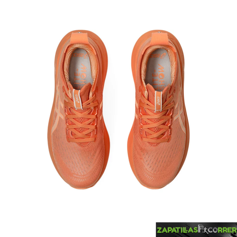 Zapatillas Asics Nimbus  27 Blanco Lila Naranja