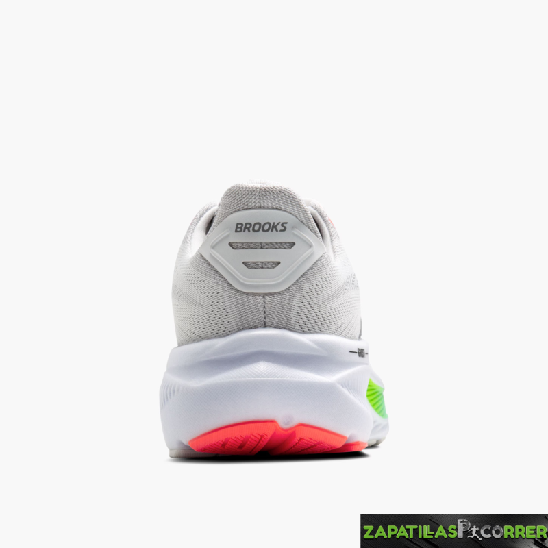 Zapatillas Brooks Ghost 17 Gris Claro Verde