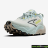 Zapatillas Brooks Caldera 8 Blanco Roto Verde Beige Mujer