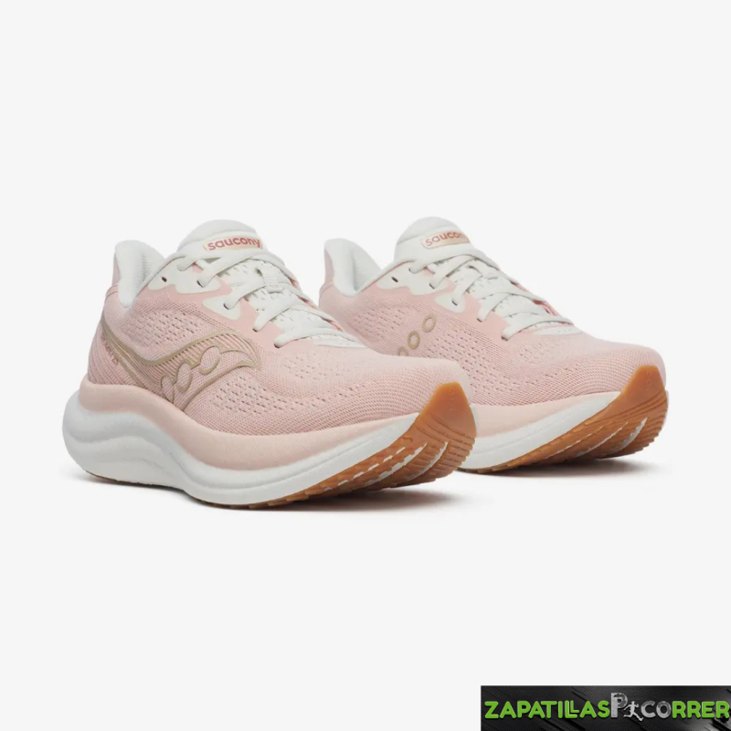 Zapatillas Saucony Triumph 23 Rosa Blanco Mujer