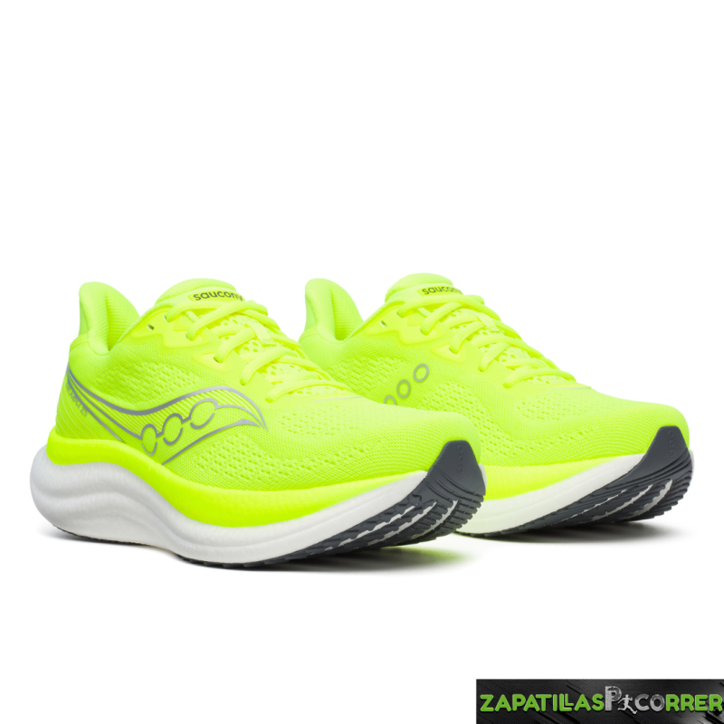 Zapatillas Saucony Triumph 23 Amarillo Fluor