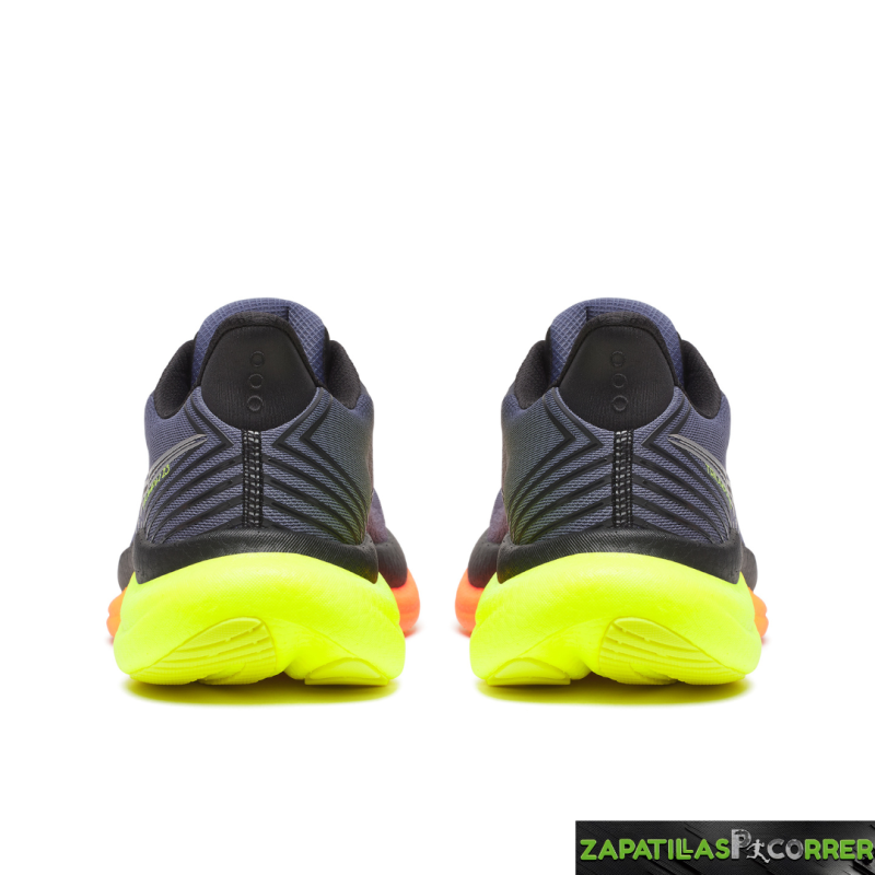 Zapatillas Saucony Triumph 23 Gris Naranja Amarillo Fluor