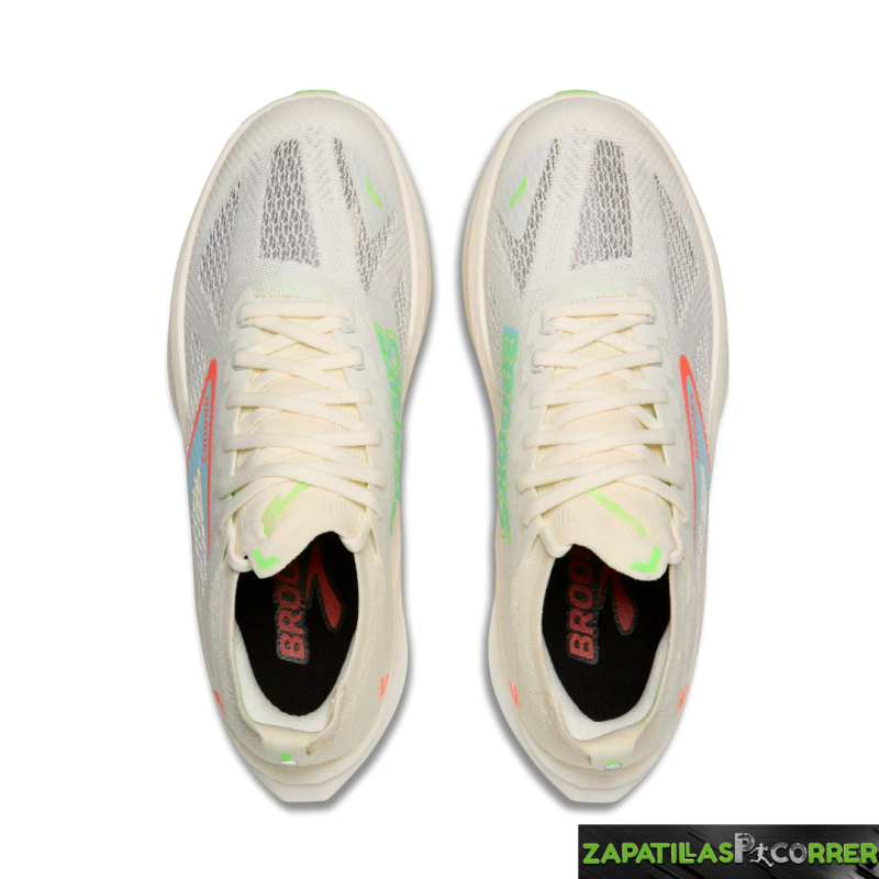 Zapatillas Brooks Hyperion Max 3 Beige Blanca