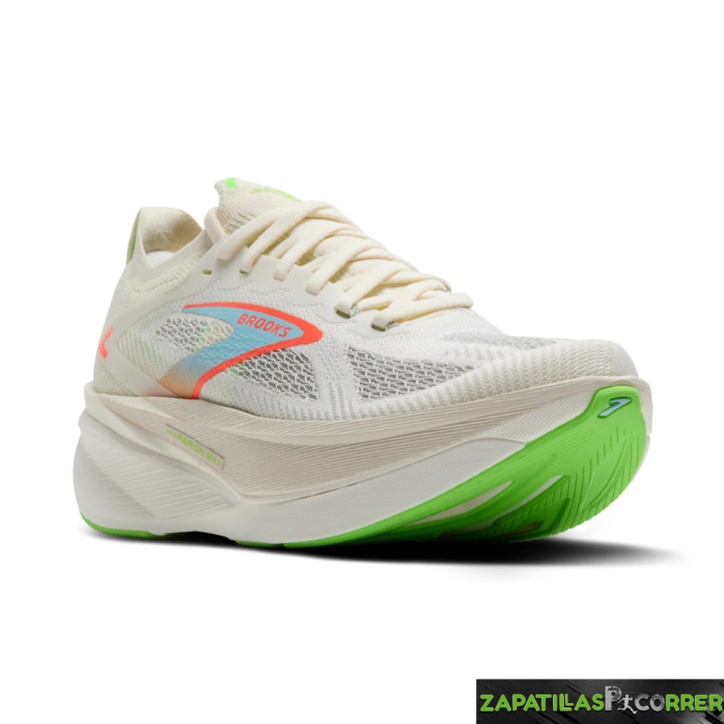 Zapatillas Brooks Hyperion Max 3 Beige Blanca