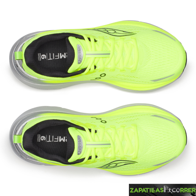 Zapatillas Saucony Hurricane 25 Amarillo Fluor