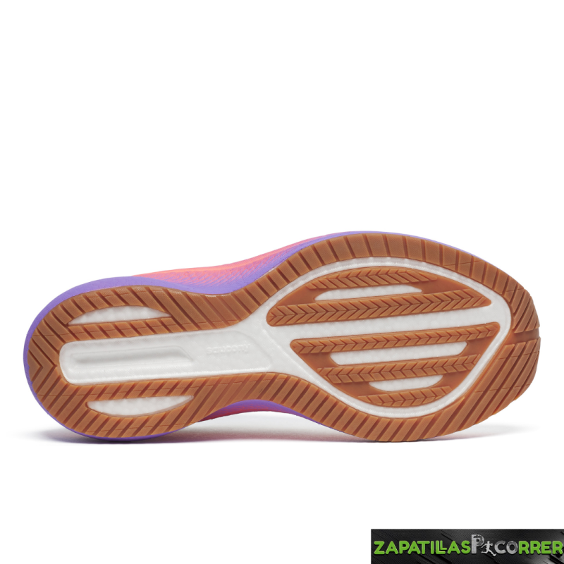 Zapatillas Saucony Surge 3  Blanco Roto Coral  Mujer