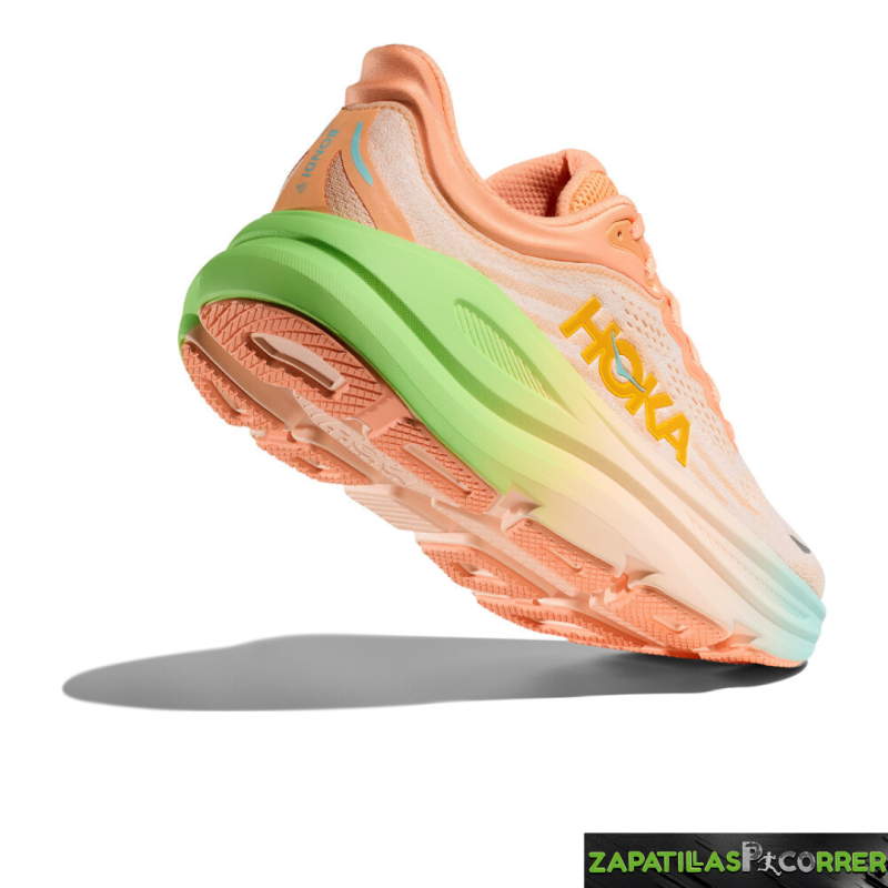 Zapatillas Hoka Bondi 9  Verde
