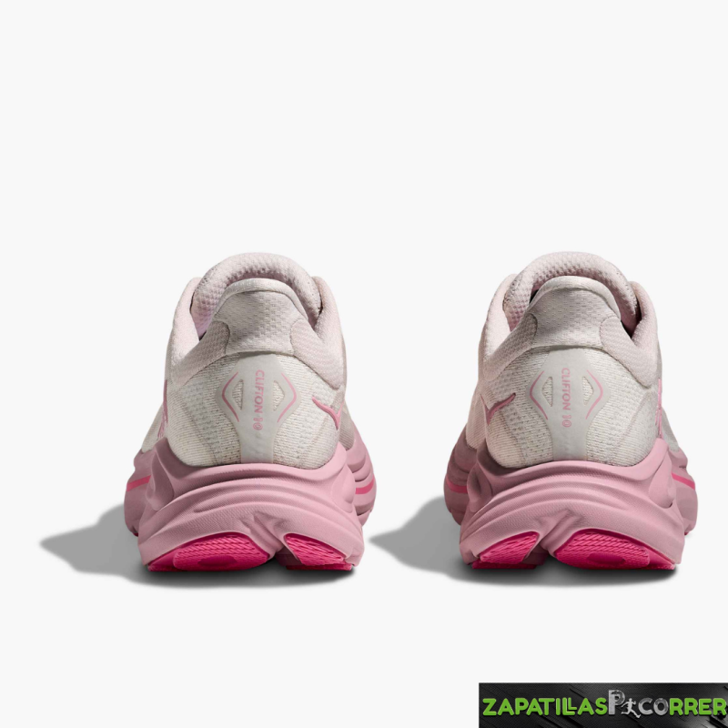 Zapatillas Hoka Clifton 10 Rosa Claro Mujer