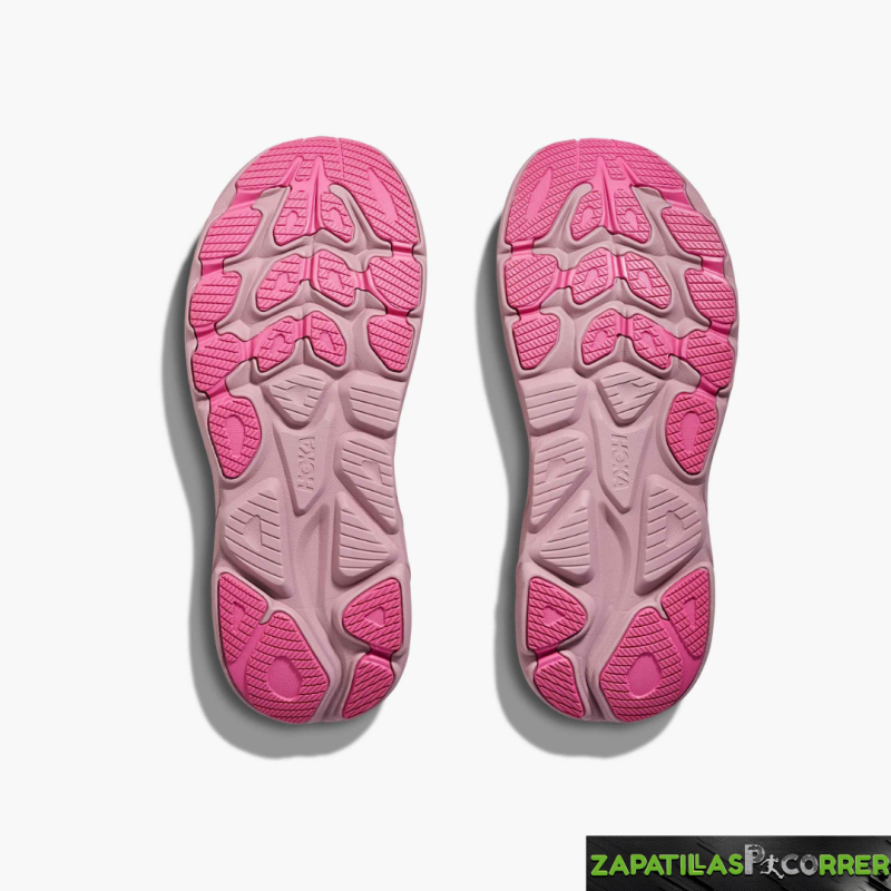 Zapatillas Hoka Clifton 10 Rosa Claro Mujer