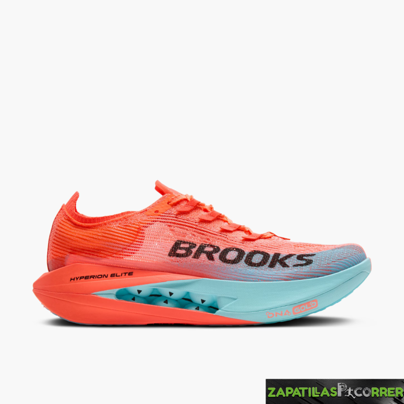 Zapatillas Brooks Hyperion Elite 5 Naranja Azul