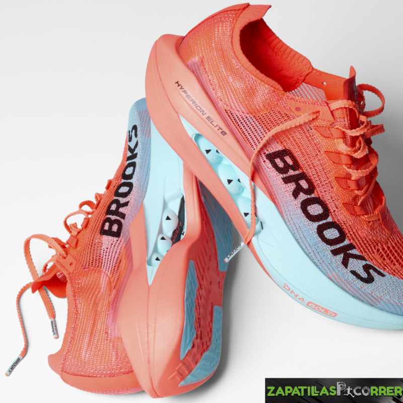 Zapatillas Brooks Hyperion Elite 5 Naranja Azul