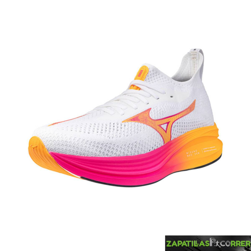 Zapatillas Mizuno Neo Zen Blanco Rosa Naranja