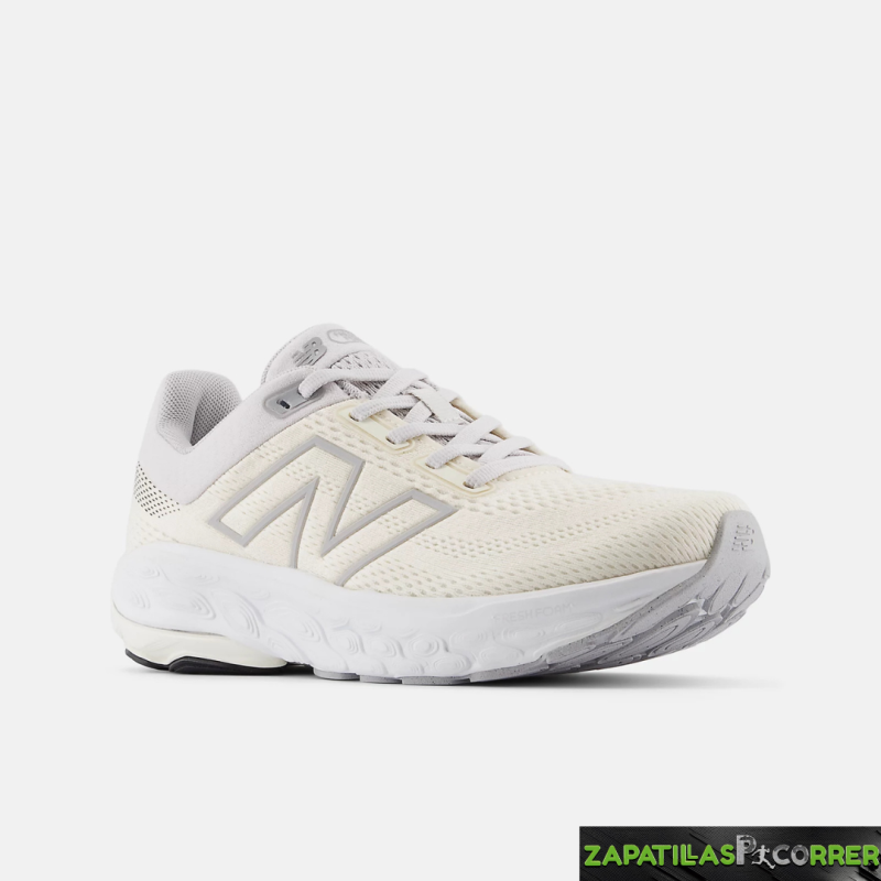 Zapatillas New Balance Fresh Foam X 860 v14 Beige Blanca Mujer