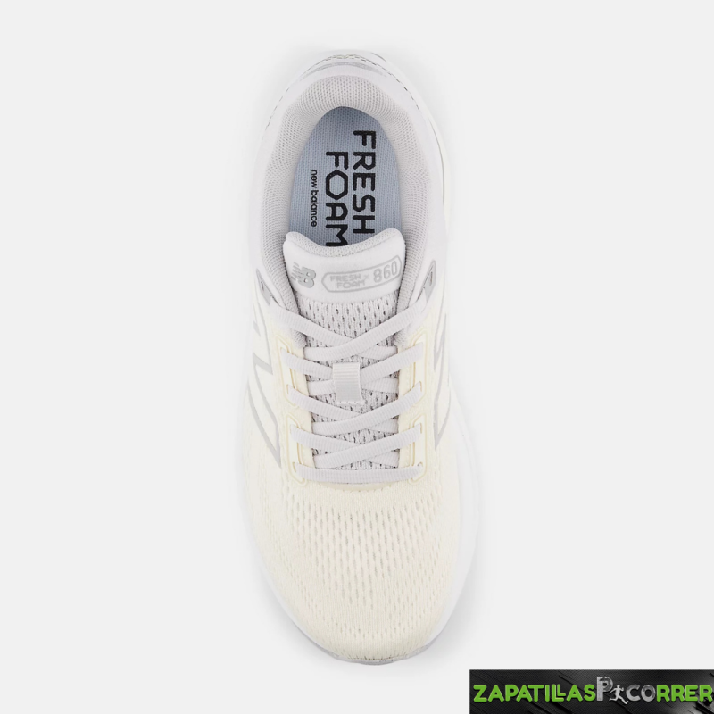 Zapatillas New Balance Fresh Foam X 860 v14 Beige Blanca Mujer