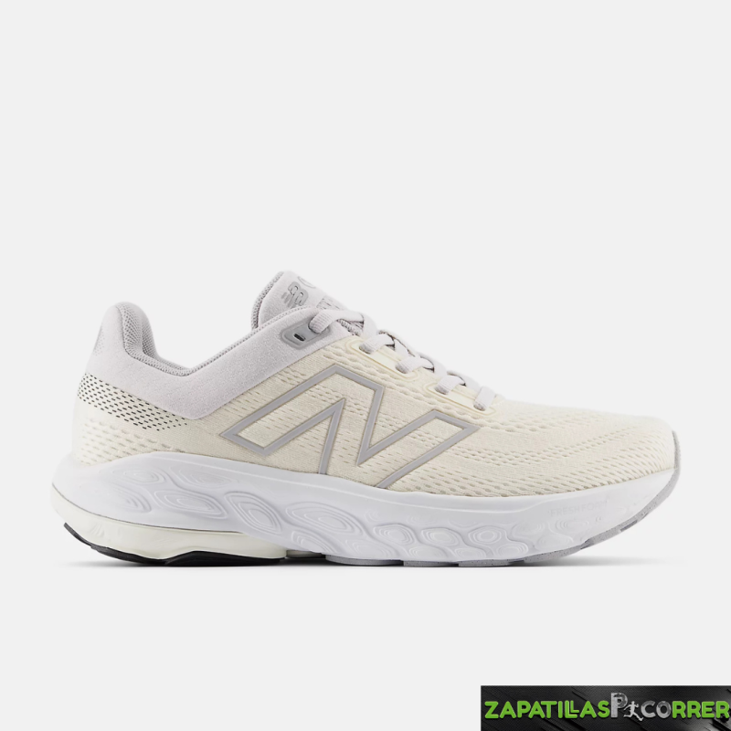 Zapatillas New Balance Fresh Foam X 860 v14 Beige Blanca Mujer