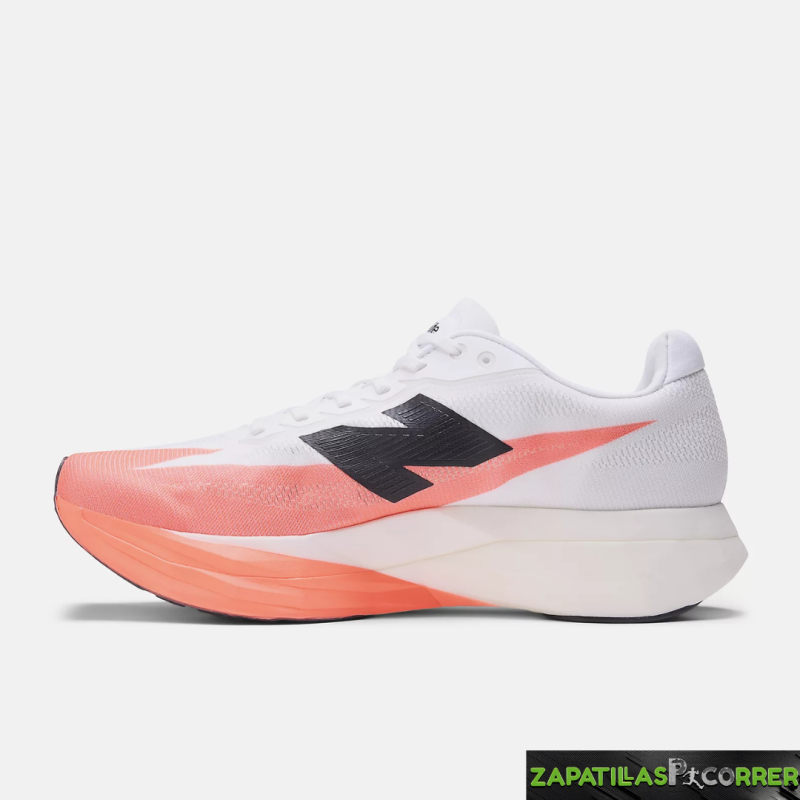 Zapatillas New Balance FuelCell SuperComp Elite v5 Blanco Coral Fluor