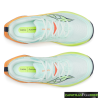 Zapatillas  Saucony Peregrine 16  Verde Claro Naranja Mujer