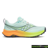 Zapatillas  Saucony Peregrine 16  Verde Claro Naranja Mujer