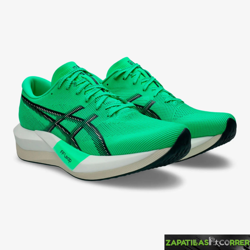 Zapatillas ASICS Magic Speed 5 verde blanco
