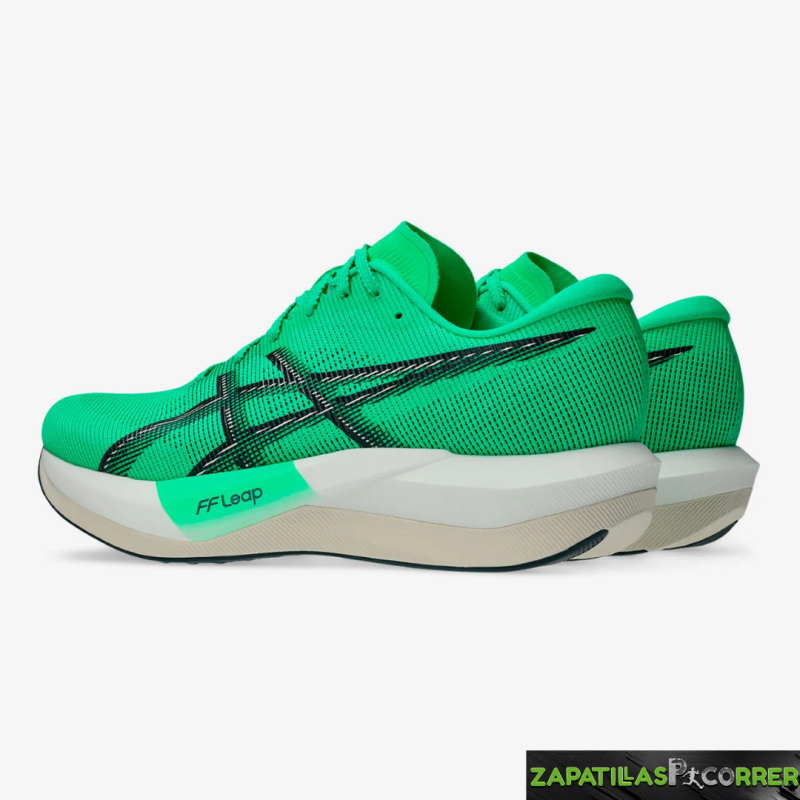 Zapatillas ASICS Magic Speed 5 verde blanco