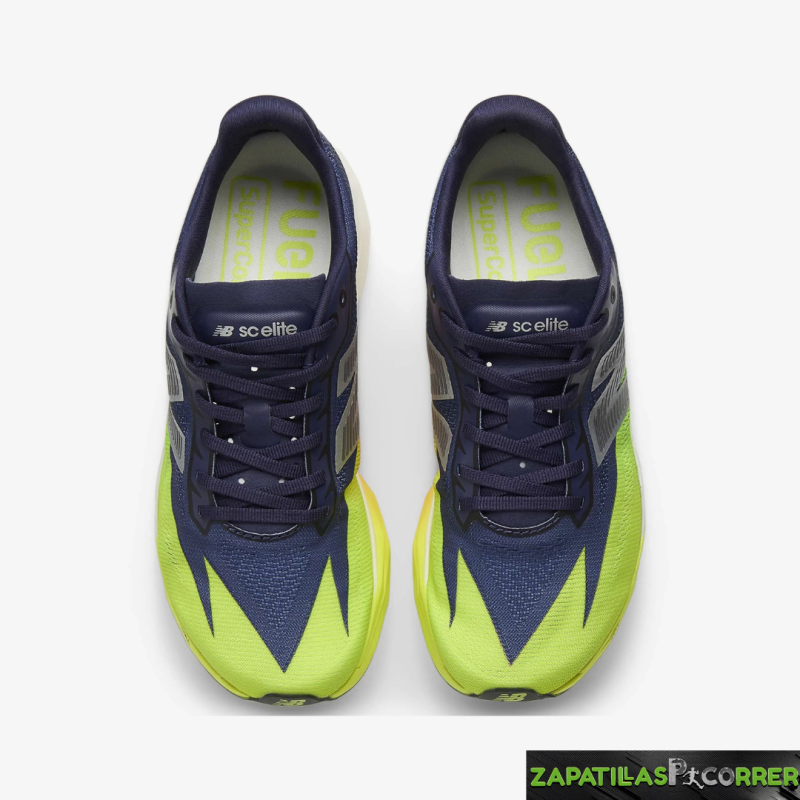 Zapatillas New Balance FuelCell SuperComp Elite v5 Azul Amarillo