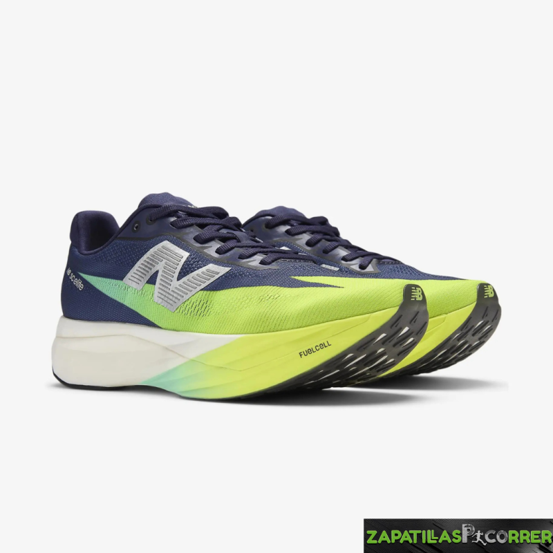 Zapatillas New Balance FuelCell SuperComp Elite v5 Azul Amarillo