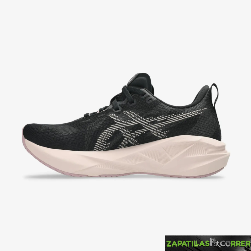 Zapatillas ASICS Novablast 5 Negro Rosa
