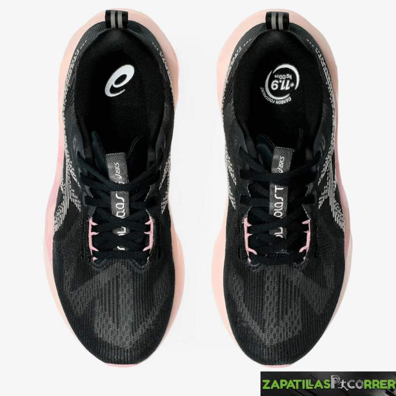 Zapatillas ASICS Novablast 5 Negro Rosa