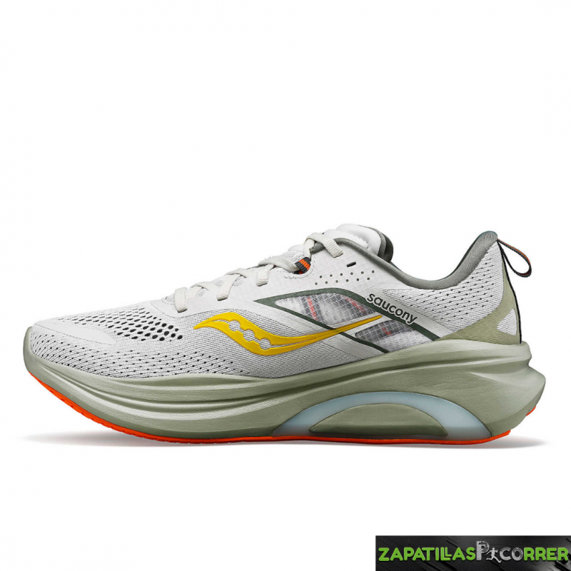 Zapatillas Saucony Omni 22 Gris Amarilla