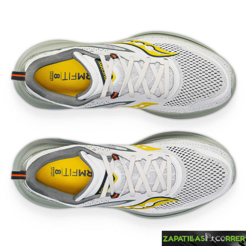 Zapatillas Saucony Omni 22 Gris Amarilla