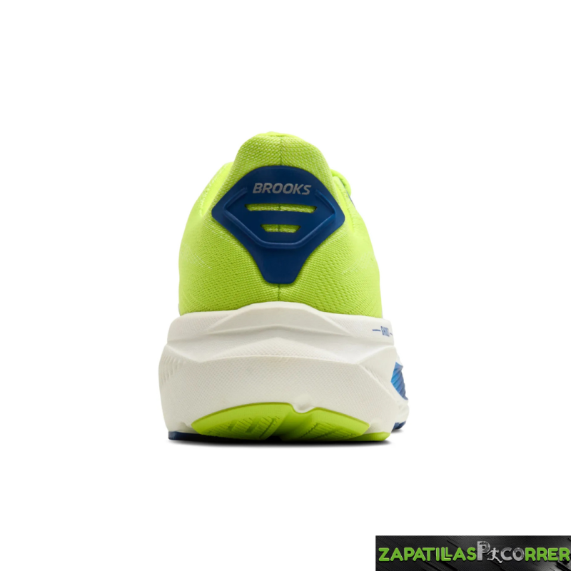 Zapatillas Brooks Ghost 17 Blanco Amarillo Fluor