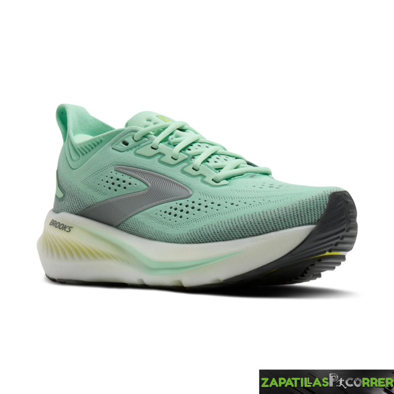 Zapatillas Brooks Glycerin 23 Verde Turquesa Mujer