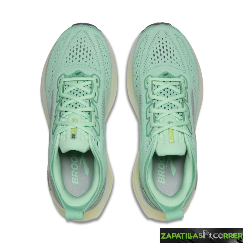 Zapatillas Brooks Glycerin 23 Verde Turquesa Mujer