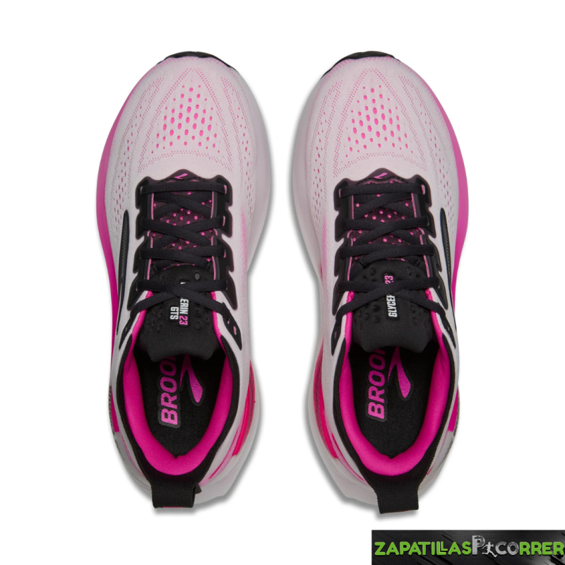 Zapatillas Brooks Glycerin GTS 23 Blanco Rosa
