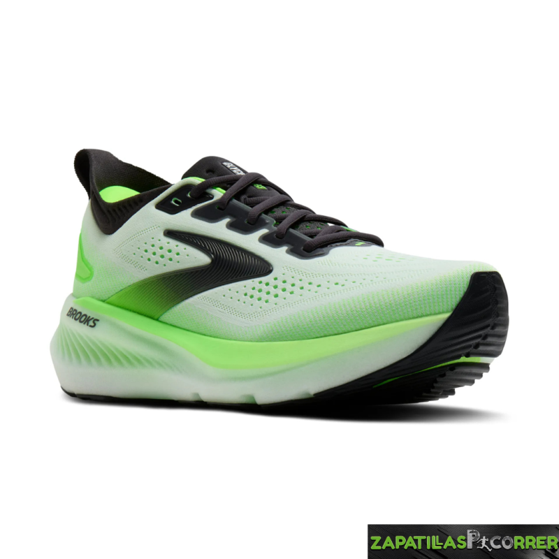 Zapatillas Brooks Glycerin 23 Blanco Verde Negro