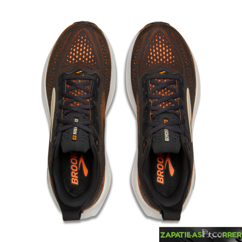 Zapatillas Brooks Glycerin 23 Blanco Naranja Negro