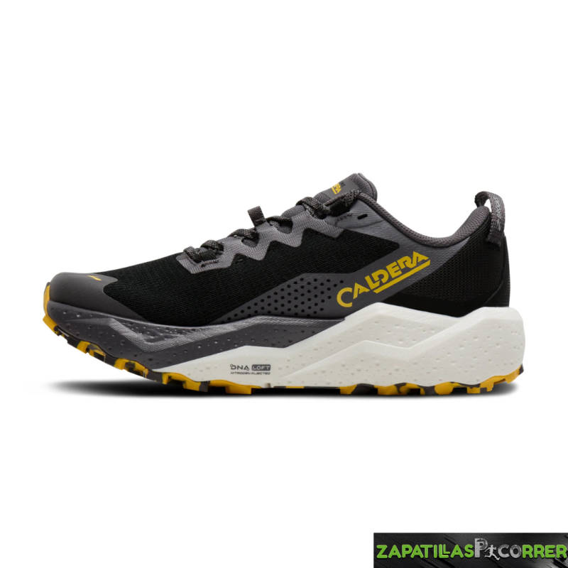 Zapatillas Brooks Caldera 8 Blanca Azul Amarilla
