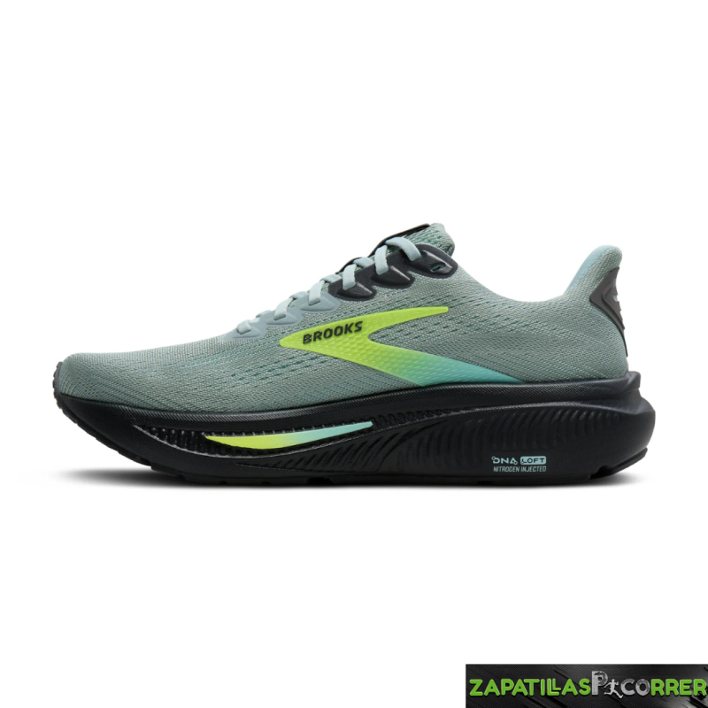 Zapatillas Brooks Ghost 17 Gris Negro