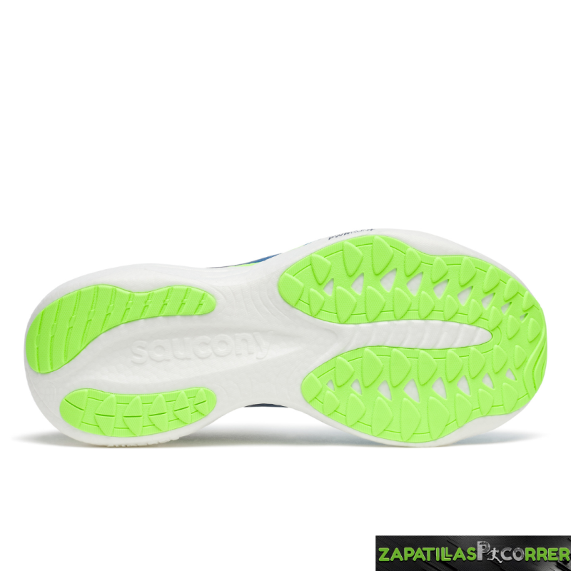 Zapatillas Saucony Ride 19 Azul Verde