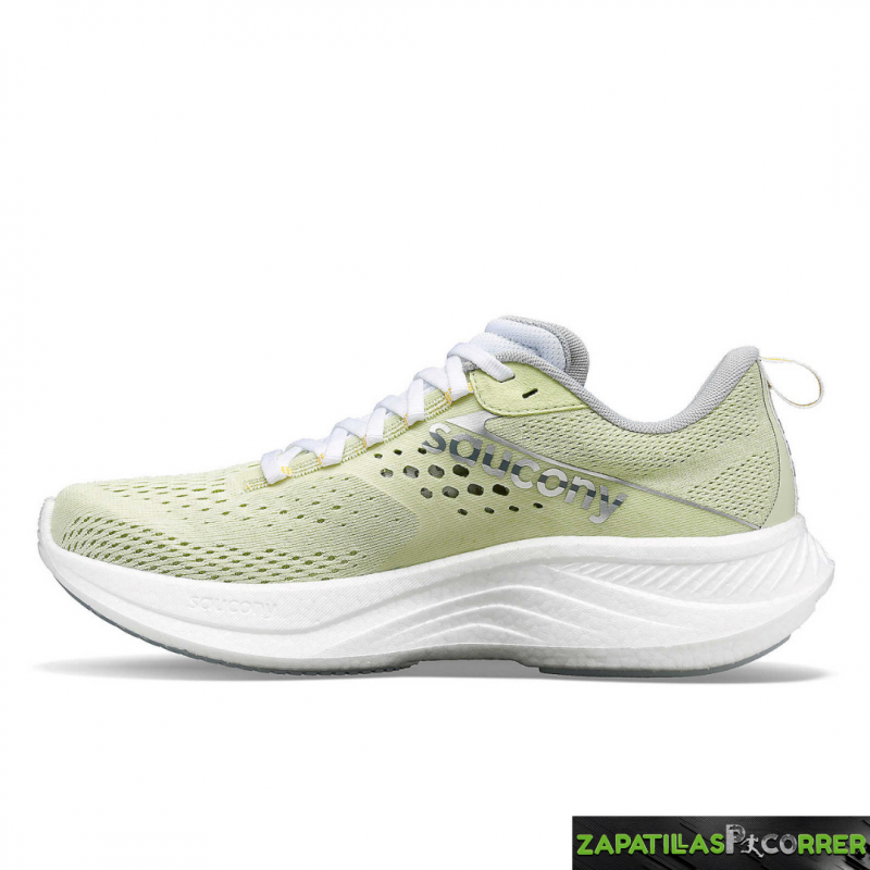 Zapatillas Saucony Ride 17 Amarilla Mujer