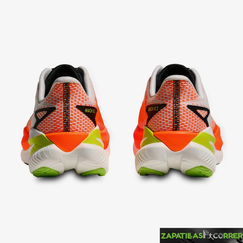 Zapatillas HOKA Mach X 3 Naranja Blanco