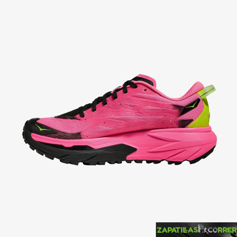 Zapatillas Hoka Mafate 5 Rosa Negro